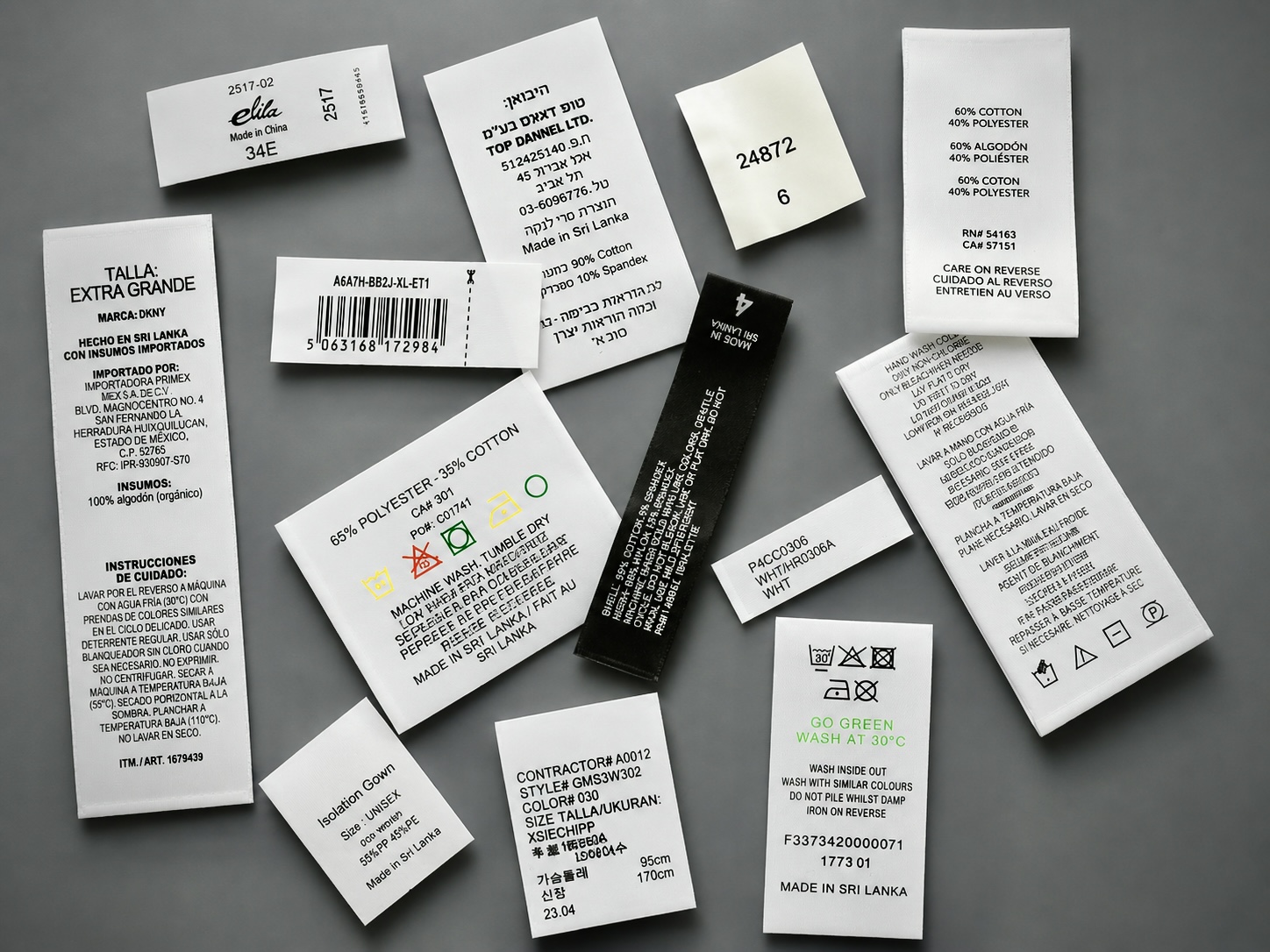 Printed Labels (Satin/PVC)